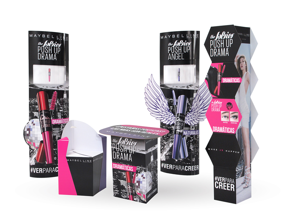 Expositor Lama de Maybelline Expositor Lama de Maybelline
