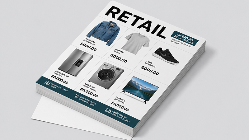 Impresión para el comercio minorista Impresión para el comercio minorista